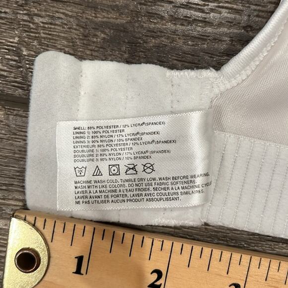 Moving Comfort Sports Bra White Size 34C - Picture 7 of 7